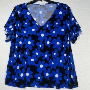 Calvin Klein Womens Short sleeve Tunic Plus Size 3X